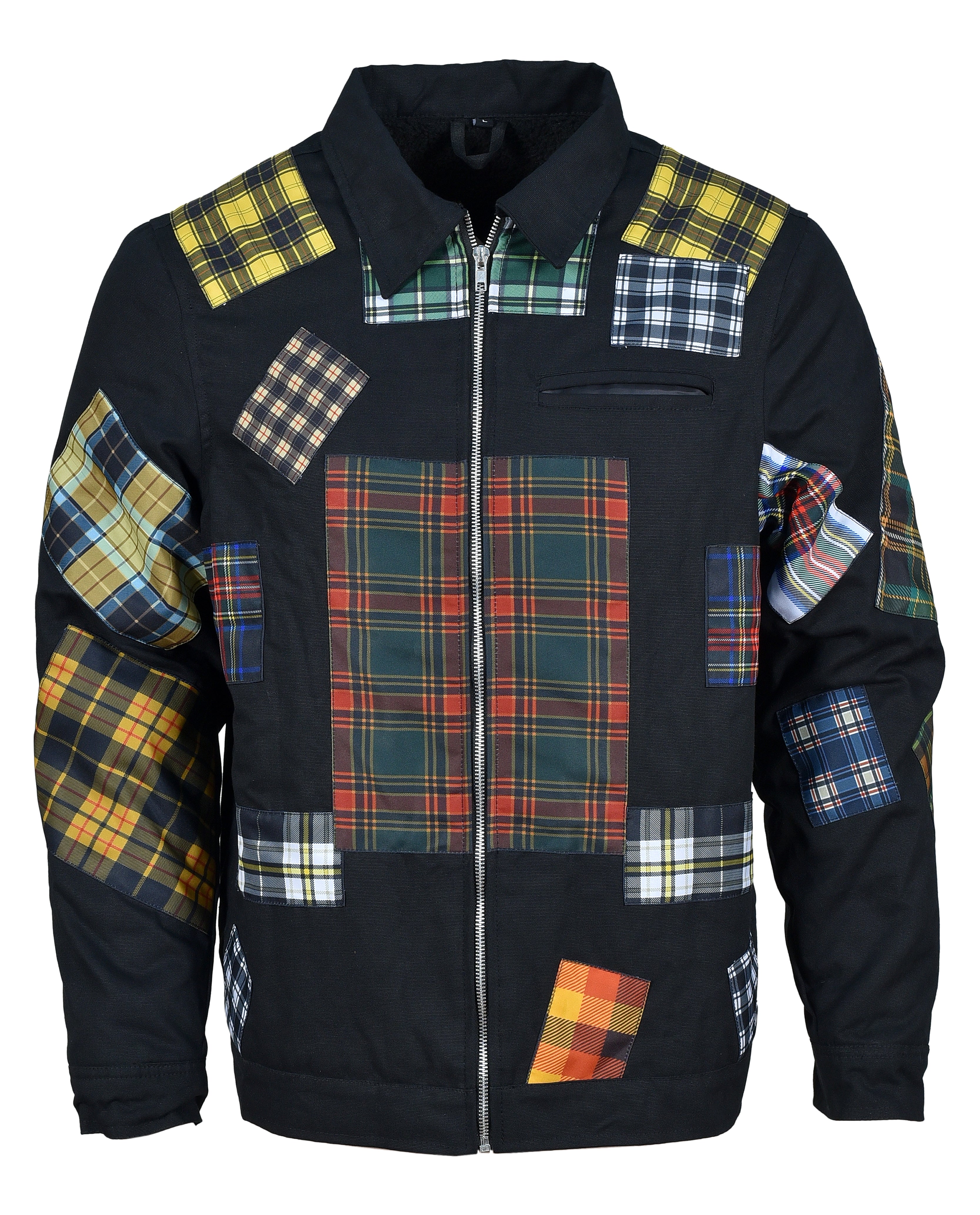 Tartan Patch Jacket